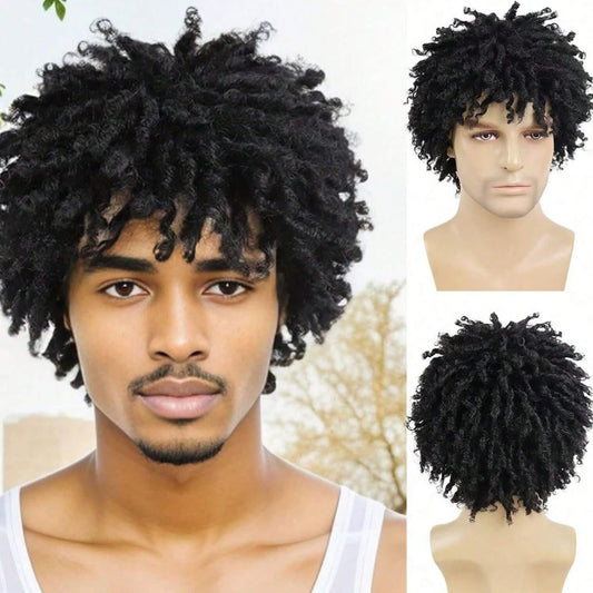 Short Dreadlock Wig For And Men Afro Faux Locs Dreads Wig Heat Resistant Short Braided Wigs For Women