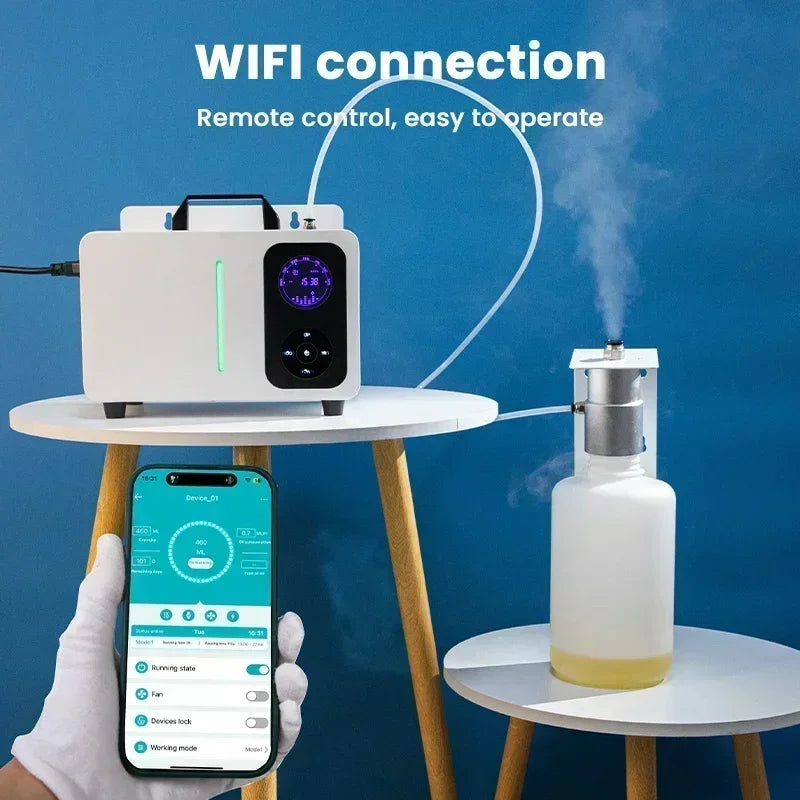 Museum360 Scents up to 3000 square feet Metal Aroma Diffuser Perfume Flavoring Commercial Fragrance Electric Smell for Home WIFI