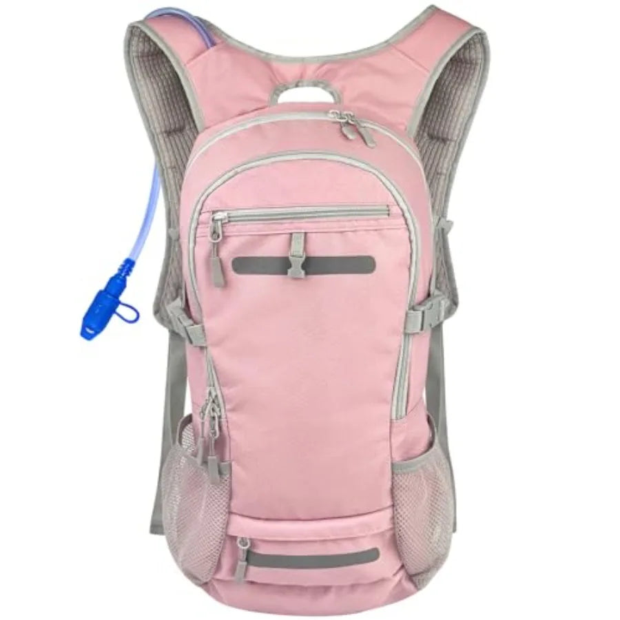 20L Multipurpose Hiking Backpack with 3L Water Bladder Durable Hydration Backpack with Insulated Bladder Compartment, Hidden He