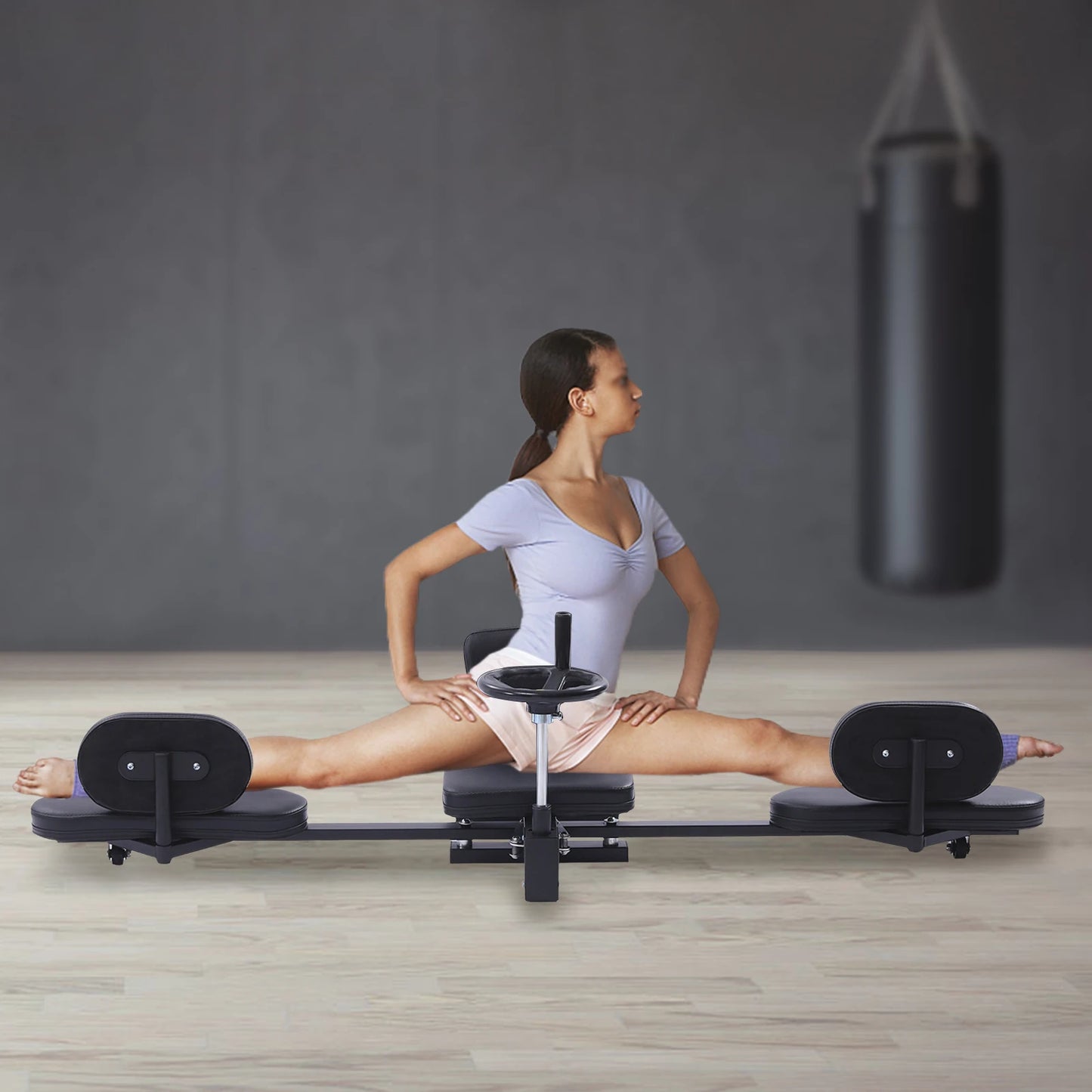 Leg Stretcher Machine Universal Wheels For Home Fitness