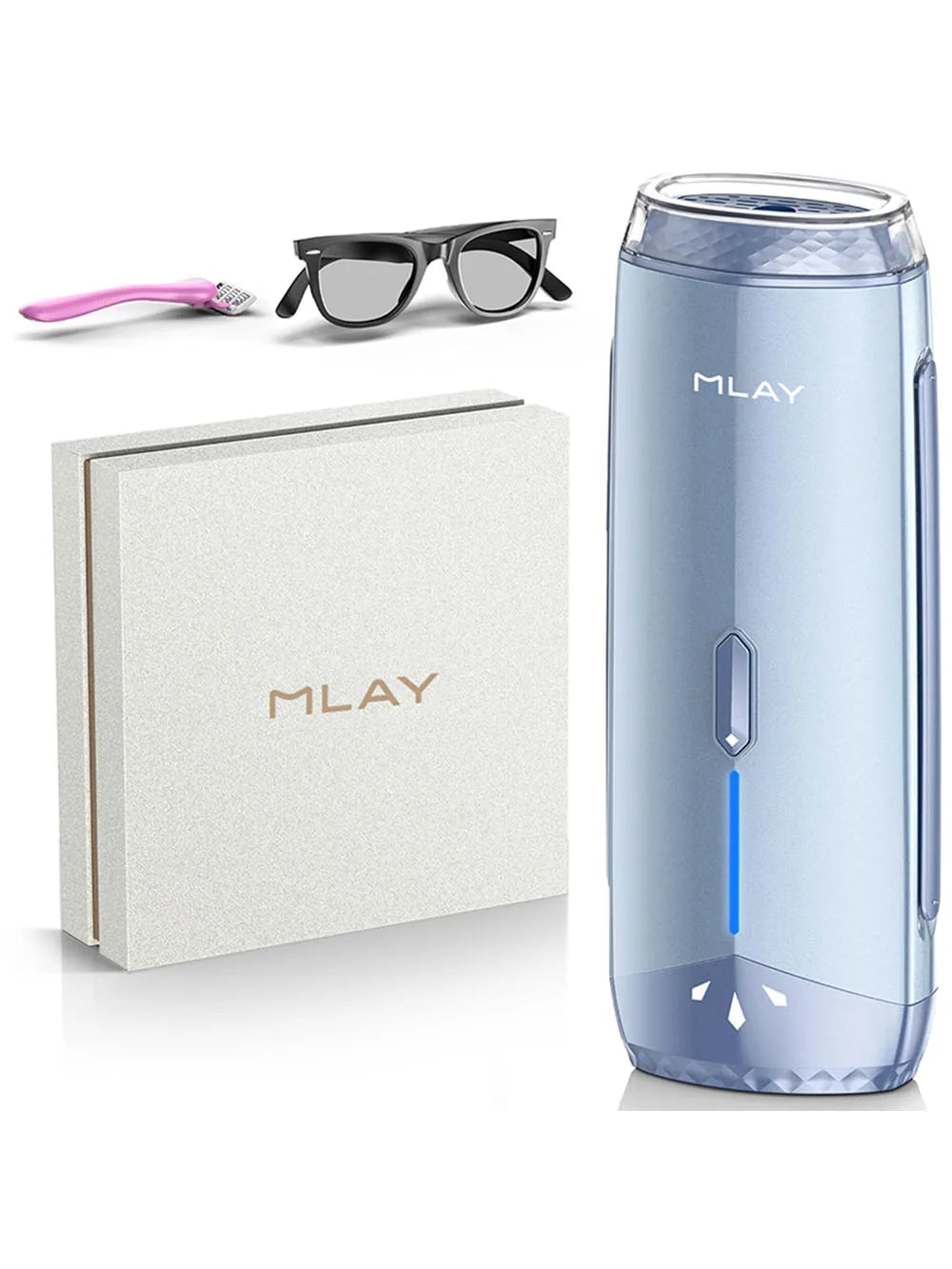 Mlay T18 ICE Cooling Hair Removal Device With Unlimited Shots Permanent IPL Laser Home Use Painless Epilator For Women Men