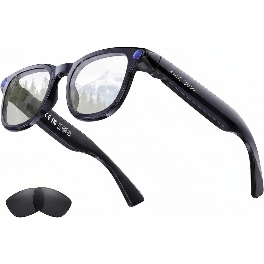 Smart Glasses: 1080P Video and Audio Recording POV Glasses