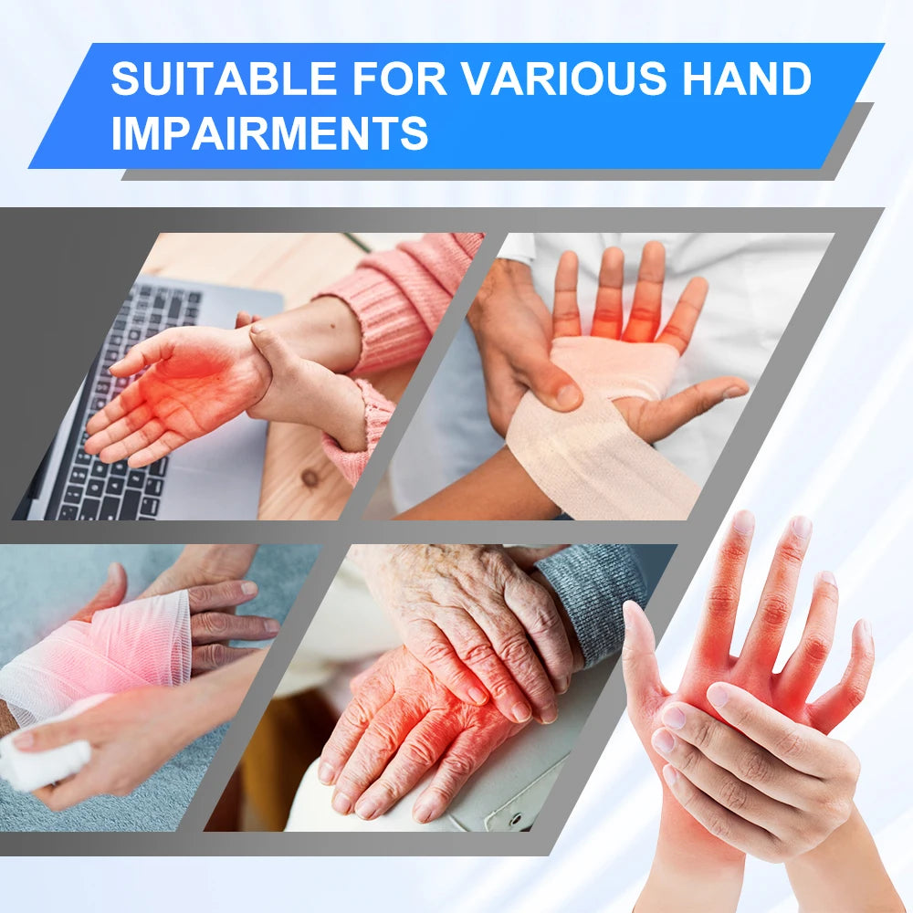 USB Rehabilitation Robot Glove Hand Exerciser Finger Training Gloves Stroke Hemiplegia Devices Hand Rehabilitation Trainer Rehab