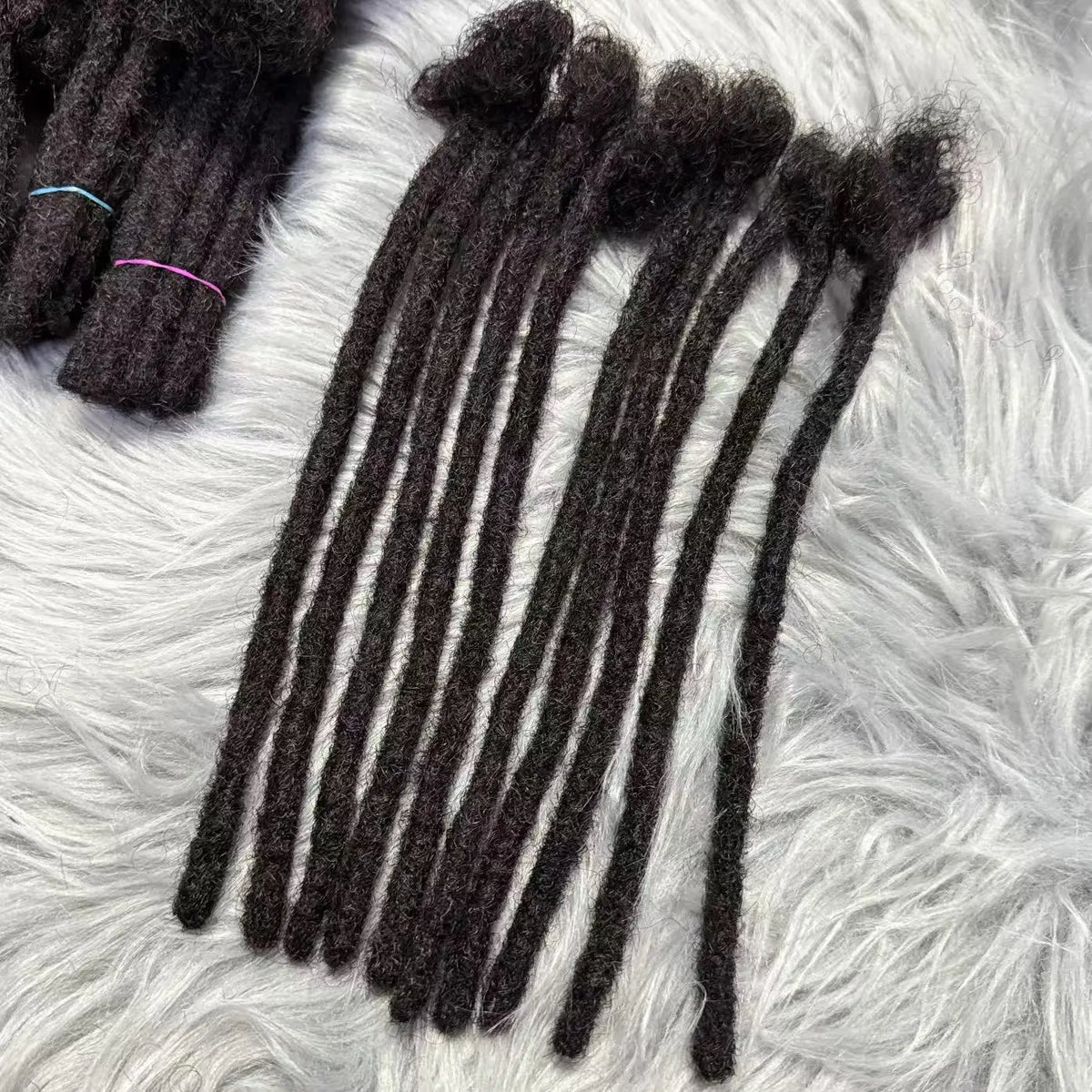 NABI Handmade Human Hair Dreadlock Crochet Extensions for Braids