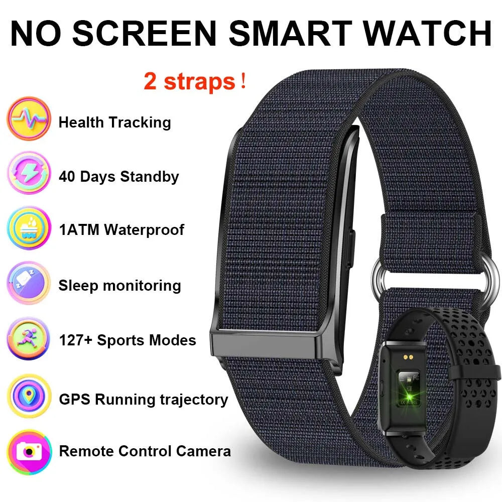 LIGE Screenless Smart Bracelet Heart Rate And Blood Pressure Monitor