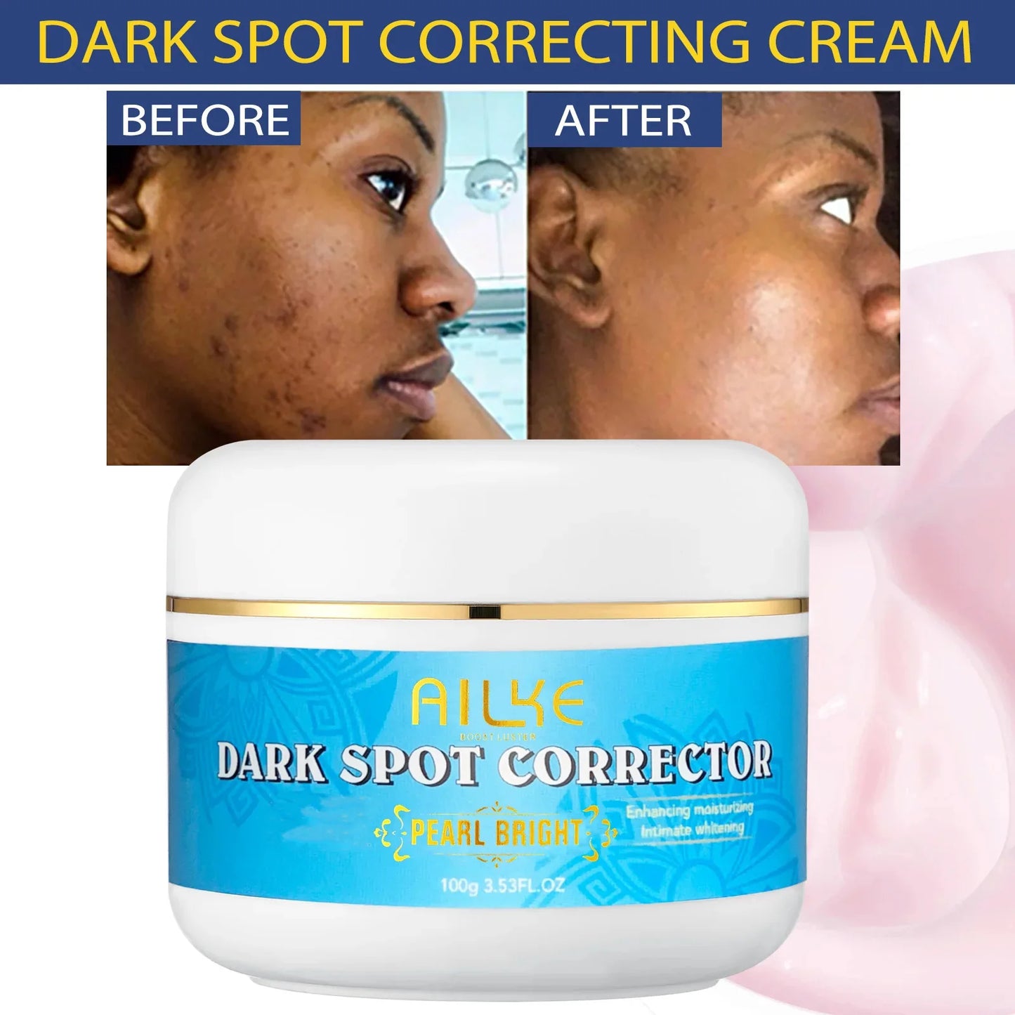 AILKE Natural Multi-Vitamin Skin Care Set, Lightening, Brightening, Nourishing, Moisturizing, Antioxidant, Remove Dark Spots