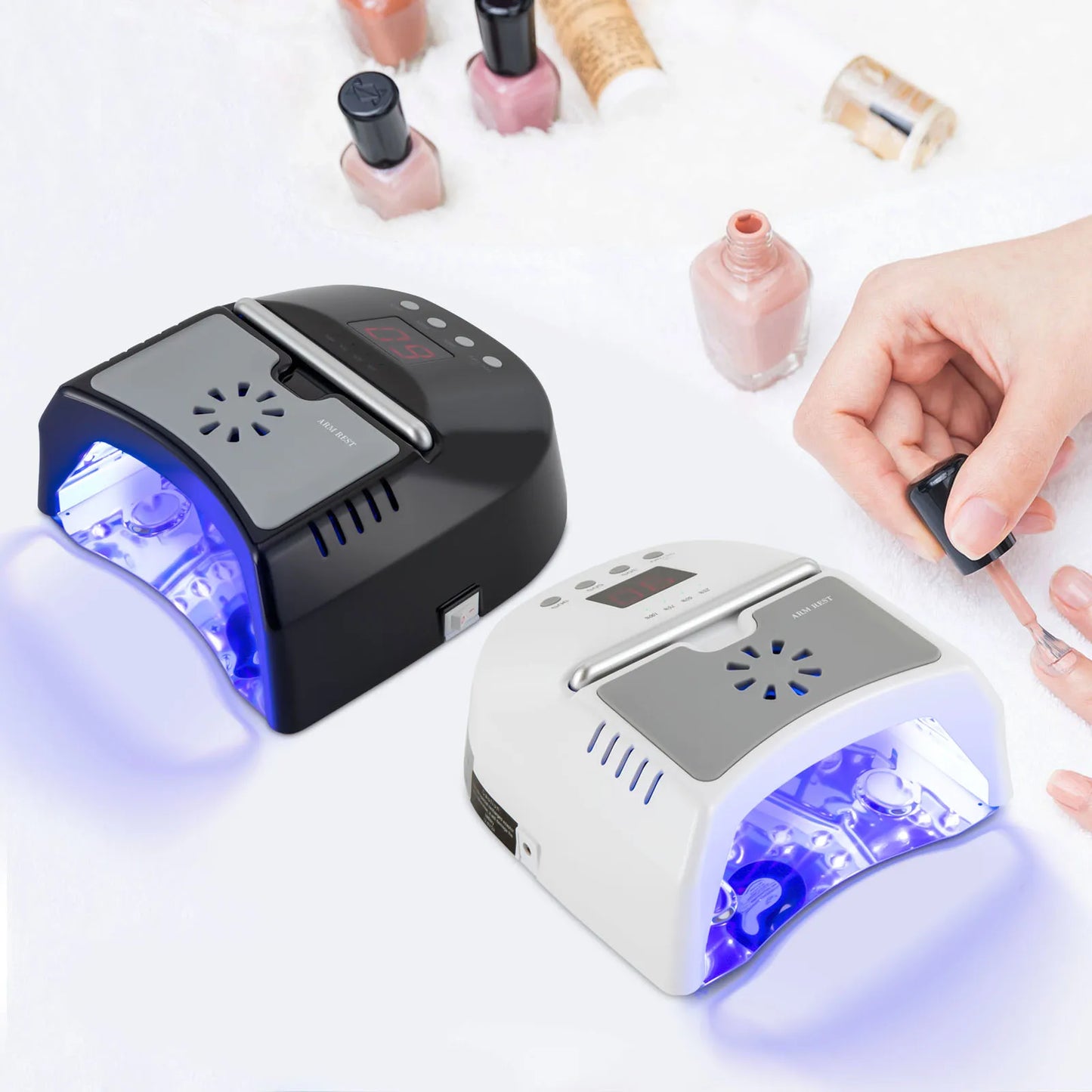 Nail Dryer Rechargeable 72W 24Bead UV LED Nail Lamp Pro