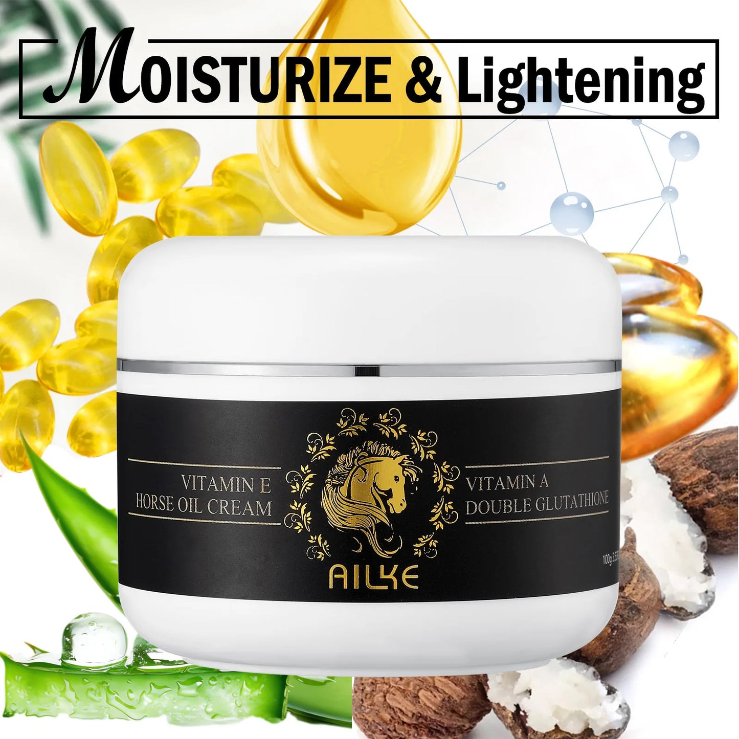 AILKE Collagen Beauty Skin Care, Anti Spots, Pigmentation, Lightening, Even Skin Tone, For Dark, Black, African and Caramel Skin