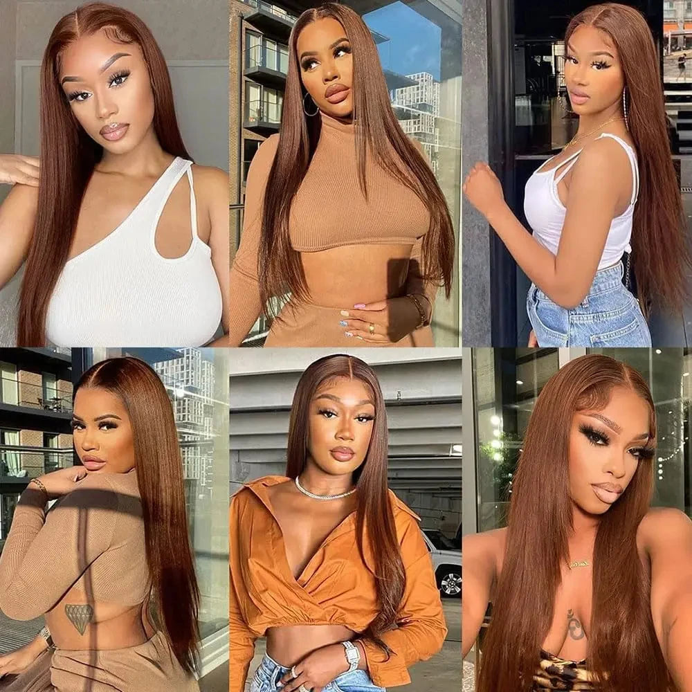 CanaryFly Remy Brazilian Lace Front Wig Bone Straight