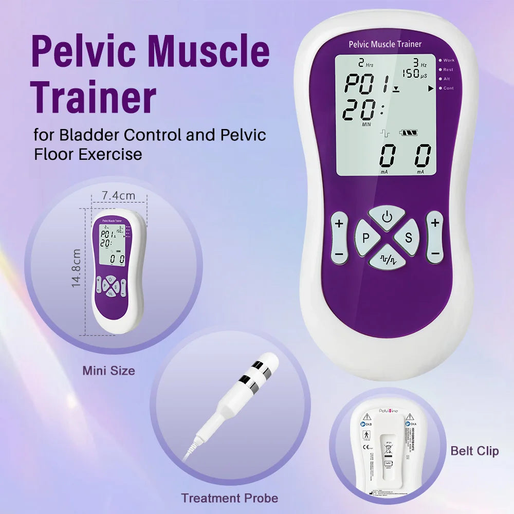 Pelvifine kegel Exerciser Pelvic Floor Muscle Stimulator for Improve relaxation, Relieve Incontinence with Probe for Women