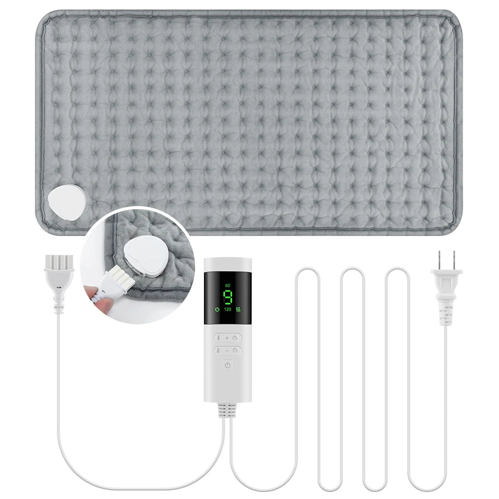 PASTSKY Electric Heating Pad Blanket With Adjustable Temperature Levels