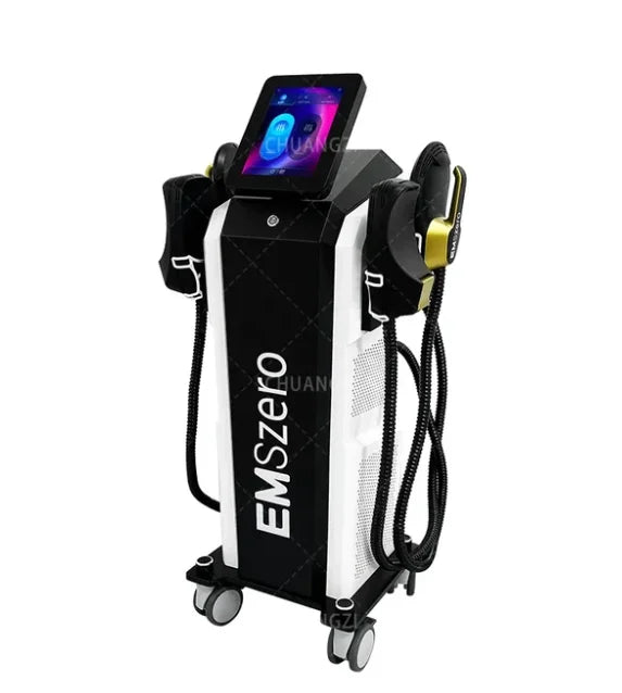 Professional RF EMSzero Body Sculpting Machine Electric EMS Fat Burning Slimming Muscle Stimulator 15 Tes 6500W 5 Handle Neo