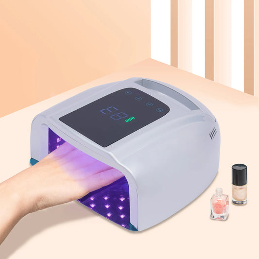Bymaocar 96W UV LED Nail Dryer 42 Bead Portable Lamp