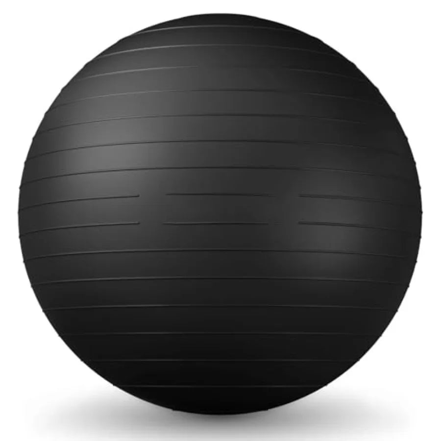 26 Inch Exercise Ball, Yoga Ball for Workout, Balance Stability, Fitness Ball for Office, Home, Gym, Balance Balls with Quick P