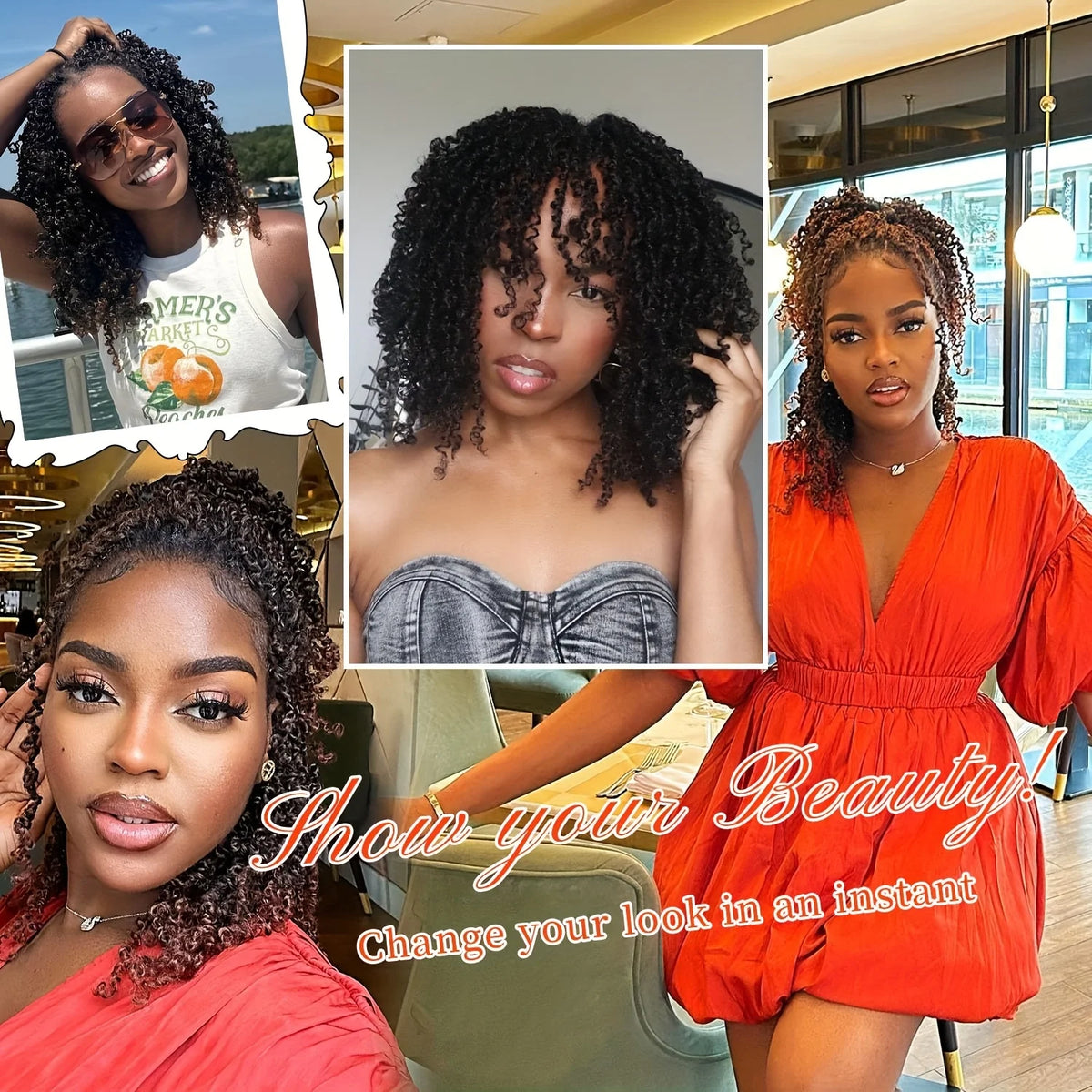 Pre-Looped Bohemian Passion Twist Crochet Braids Hair Extensions