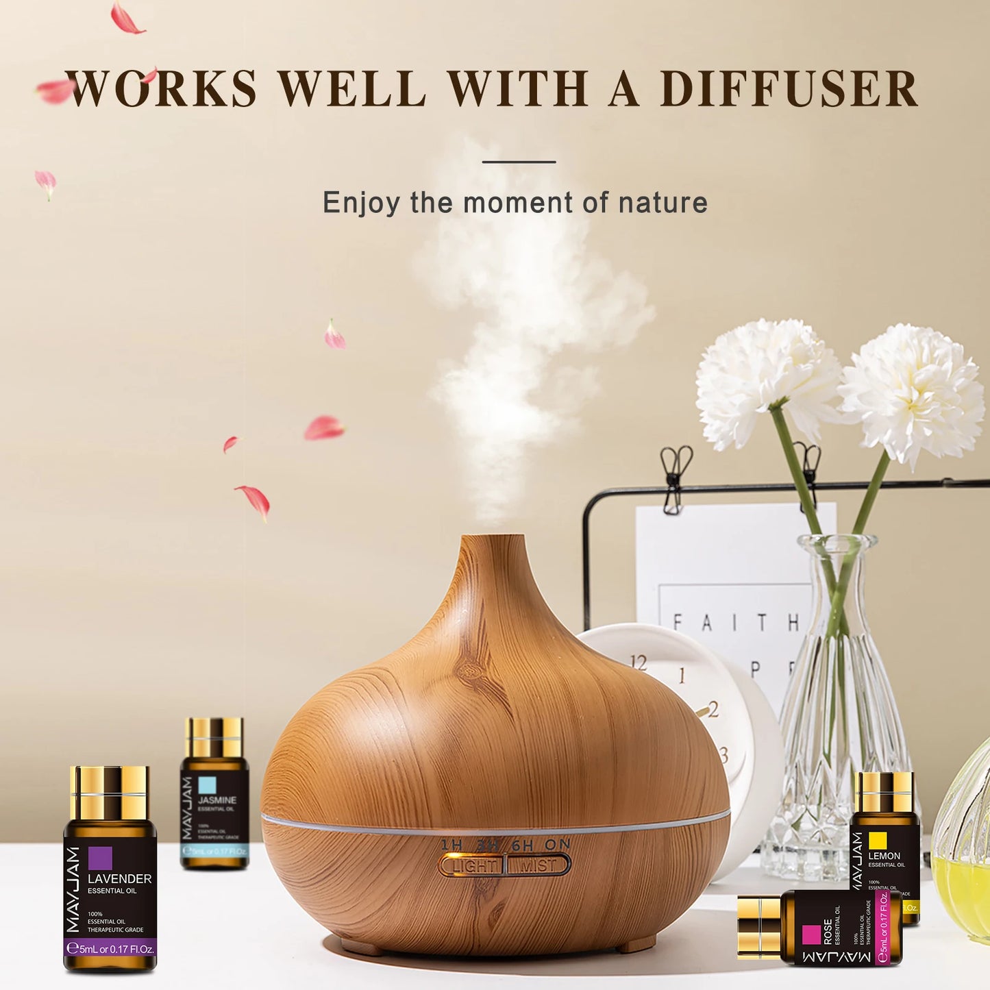 MAYJAM Essential Oils Set For Humidifier Diffuser Air Freshener 35 Pieces
