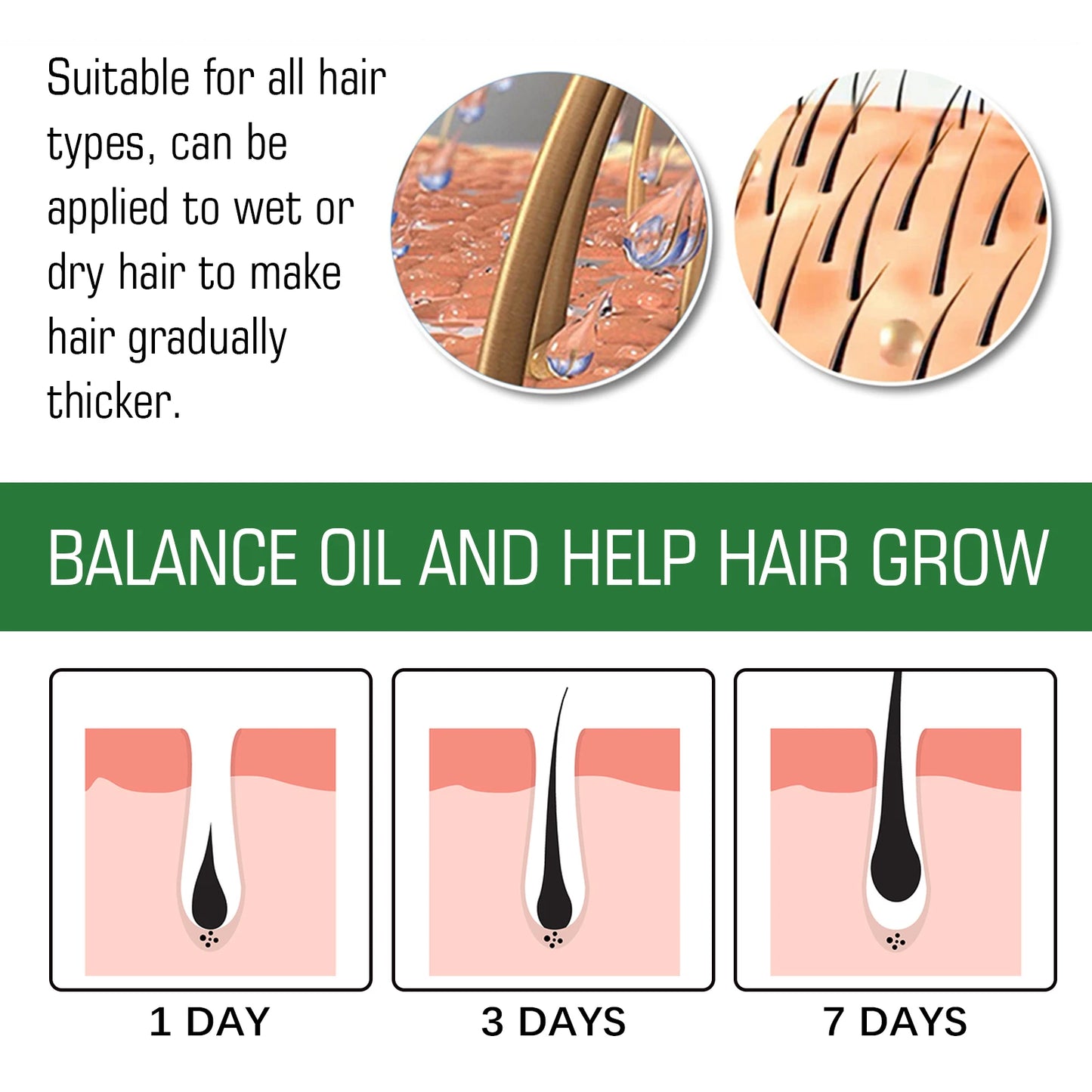 EELHOE 30ml Rosemary Hair Growth Essential Oil Pure Natural Nourishing Repair Hair Damage Strengthening Hair Root Long-term Care