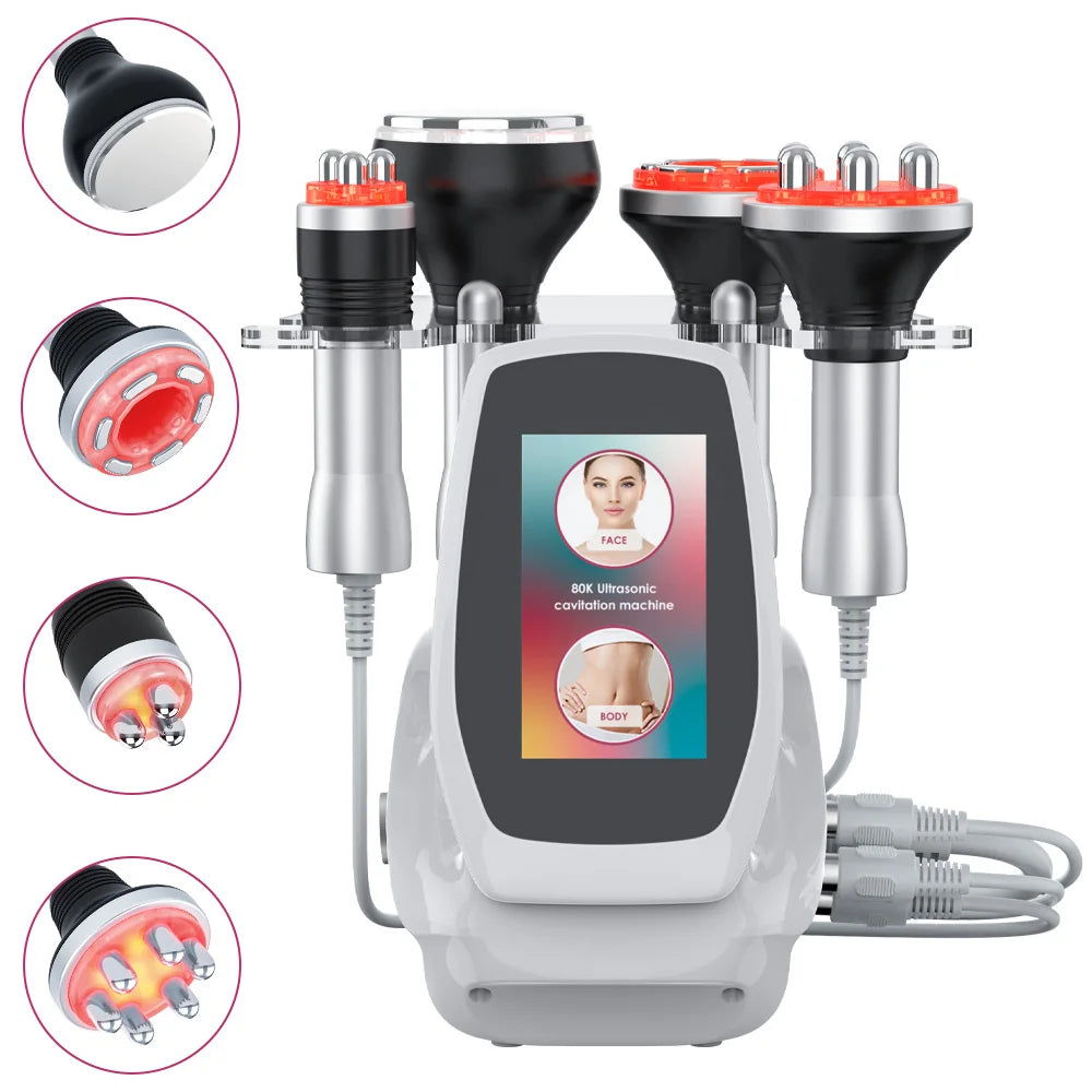 Ultrasonic Cavitation Body Slimming Machine and Facial Massager