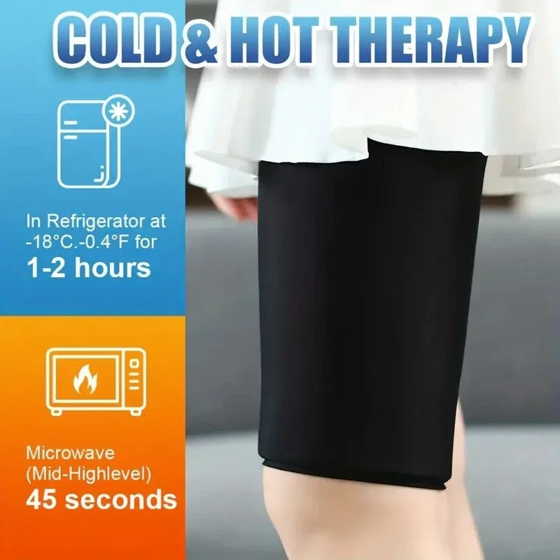 Hot & Cold Therapy Flexible Ice Packs Cold Therapy Compression Sleeve Reusable Gel Pack for Injury Cold Wrap for Knee Calf 2026