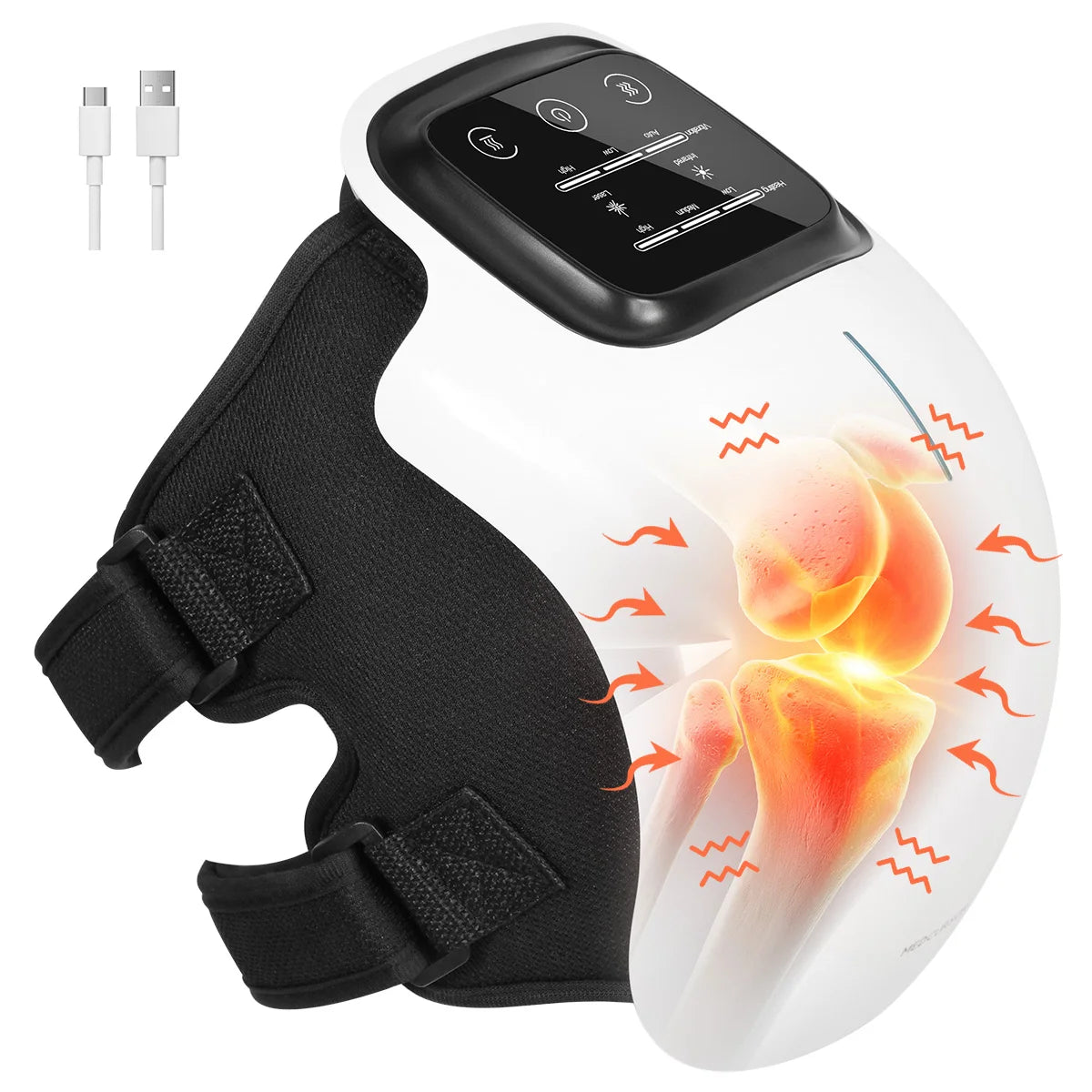 Medcursor Electric Heated Knee Massager With 3 Heating Levels