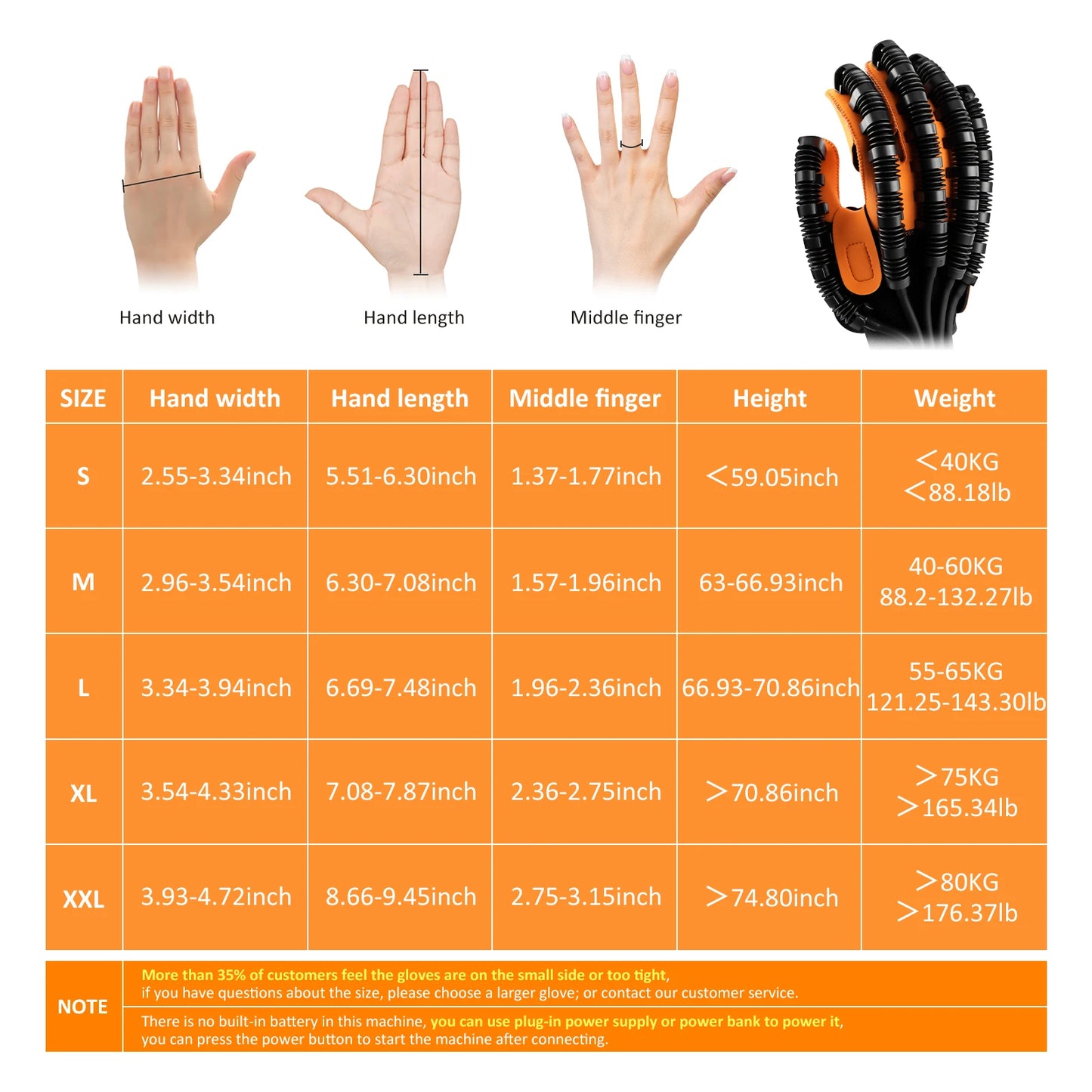 Electric Stroke Rehabilitation Robot Gloves Hemiplegia Cerebral Infarction Training Equipment Finger Exercise Trainer Recovery
