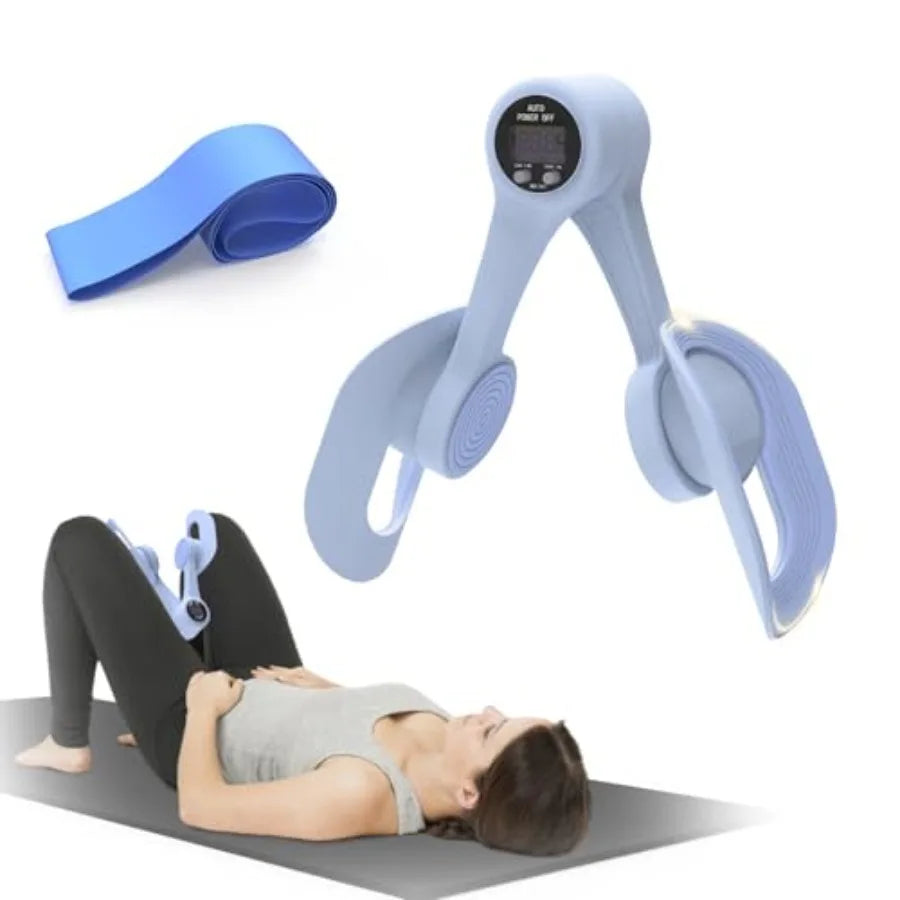 Adjustable Pelvic Floor And Inner Thigh Trainer With LED Display