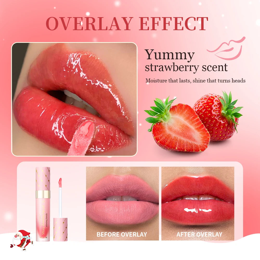 Lakerain Lip oil Lip Balm Set Deep Hydrates Smoothing Lips Moisturizing Glossy Long Lasting Shining Lip Skin Care Gift Kit