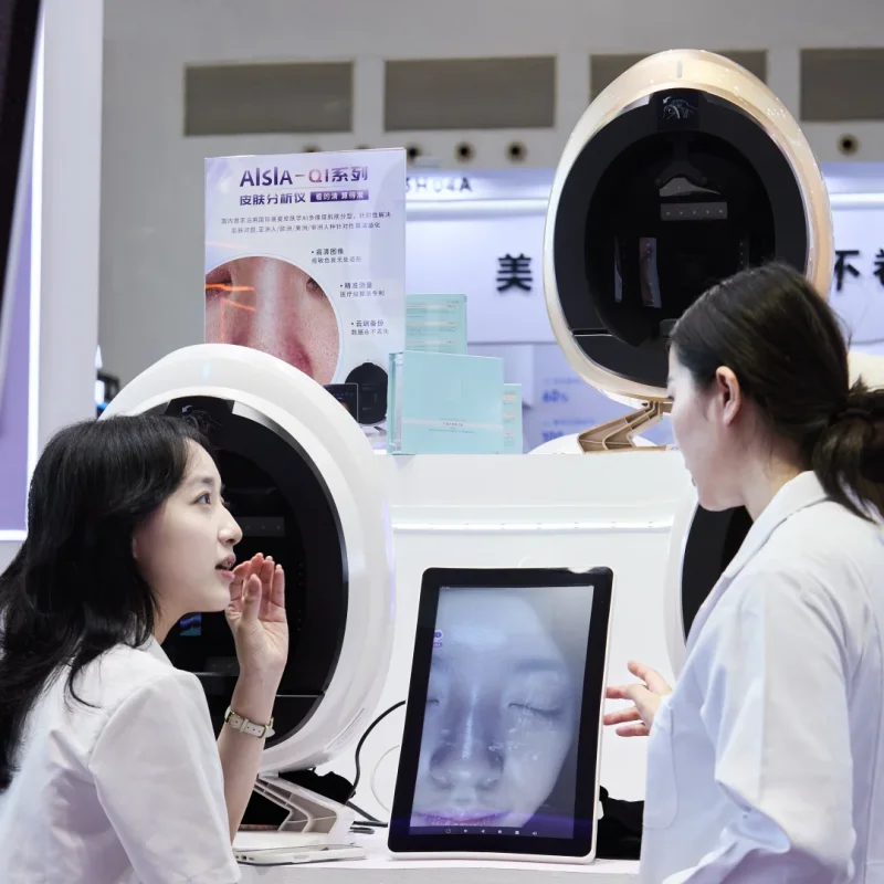 AISIA Q1 3D AI Facial Skin Analyzer Detection Skin Problem Diagnosis 10 Spectrum Professional Analysis Beauty Salon Equipment