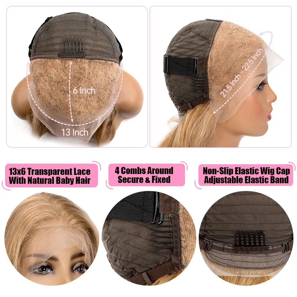 Smilegirl Body Wave Human Hair Wig With HD Lace Frontal
