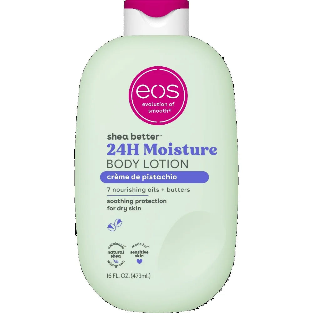 Moisturizing Body Lotion for Dry Skin Shea Butter Pistachio Cream Scent Nourishing and Soothing 16 Fl Oz Large Bottle