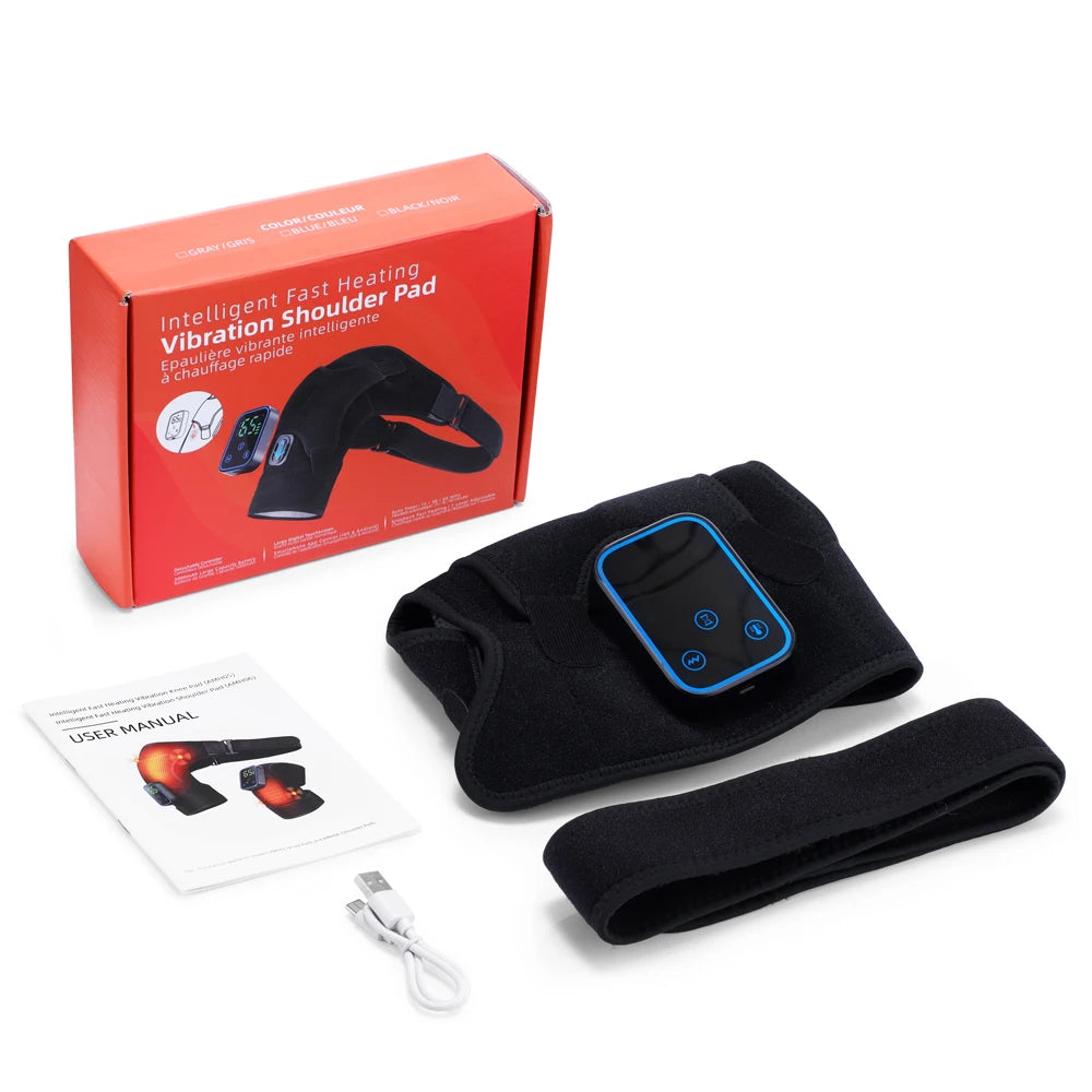 AFDEAL App Controlled Heated Shoulder Wrap With Vibration Massage