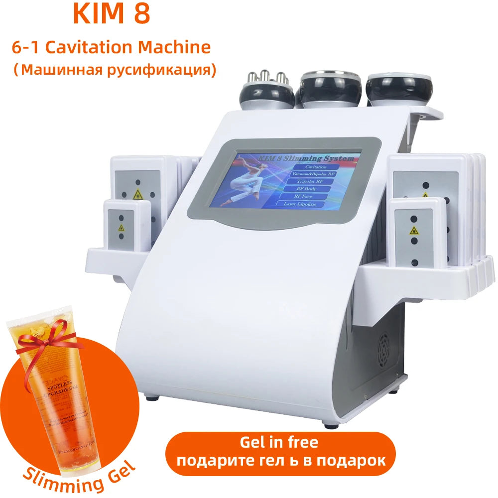 MISSHEARTH 6 In 1 40K Ultrasonic Cavitation Weight Loss Machine