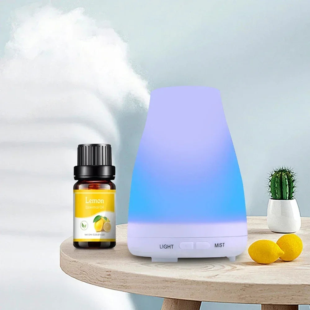 Pure natural essential oil Lemon Mint Rose Tea Tree Lavender Jasmine 6-piece essential oil set 10ml Make house smell better