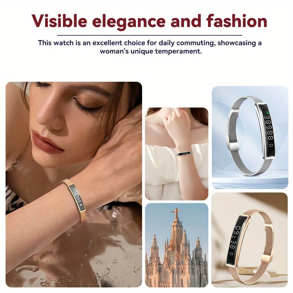 Smart Fitness Bracelet With Heart Rate Monitor And Activity Tracking