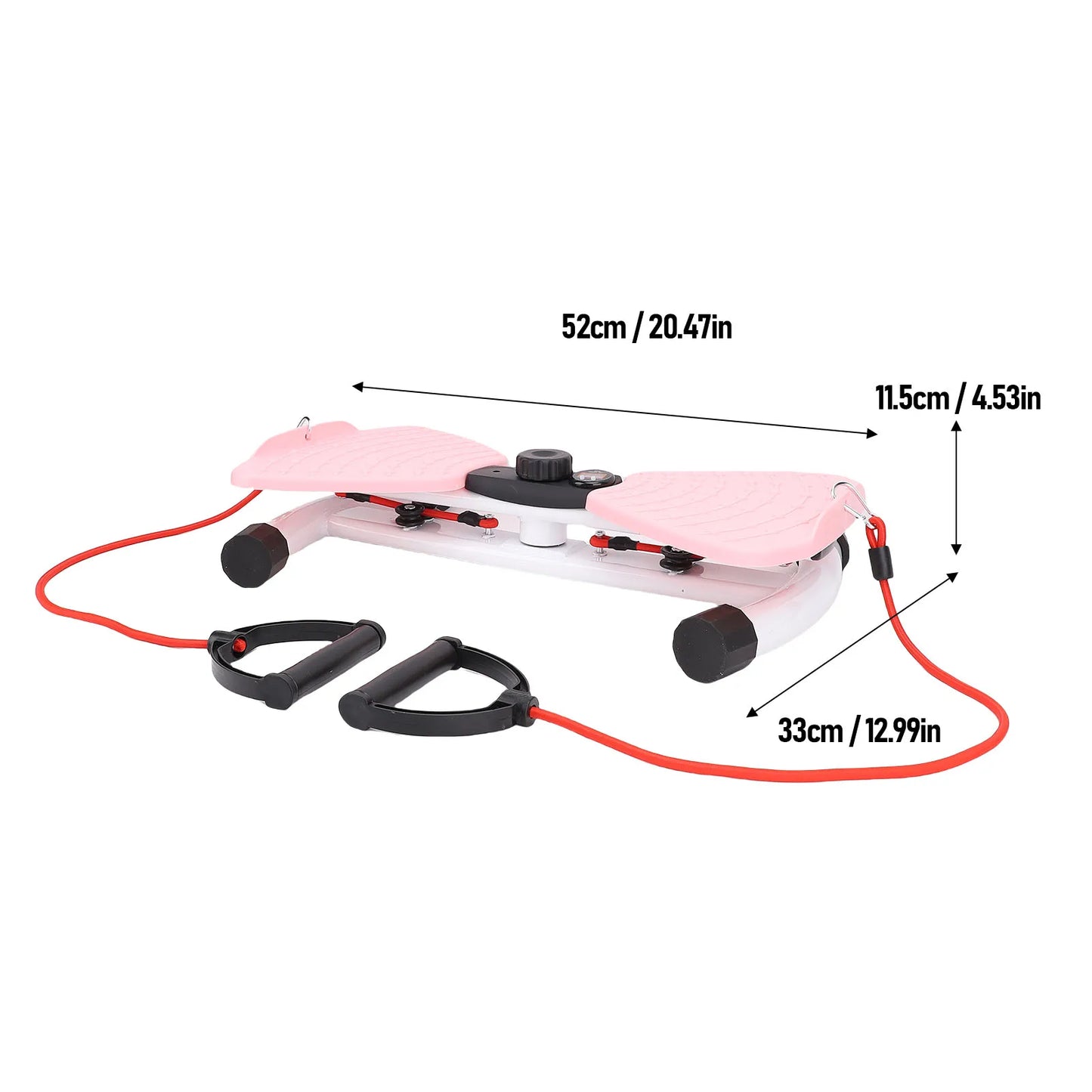 Waist Twister Exercise Machine Women Silent Waist Twisting Exercise Equipment Twisting Board with Rope for Home