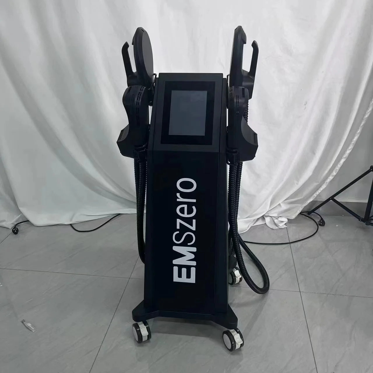 Professional RF EMSzero Body Sculpting Machine Electric EMS Fat Burning Slimming Muscle Stimulator 15 Tes 6500W 5 Handle Neo