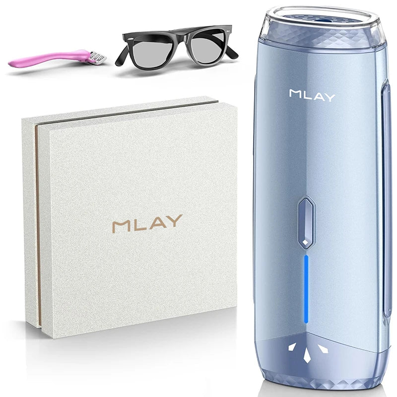 Mlay T18 ICE Cooling Hair Removal Device With Unlimited Shots Permanent IPL Laser Home Use Painless Epilator For Women Men