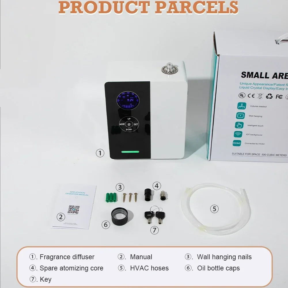 VAT Exemption US Local Aroma Diffuser Home Perfume Scent Machine Fragrance Air Freshener Essential Oil Waterless Flavoring