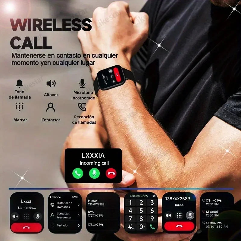 ERUN Full Touch Smartwatch With Wireless Calling And Fitness Tracking