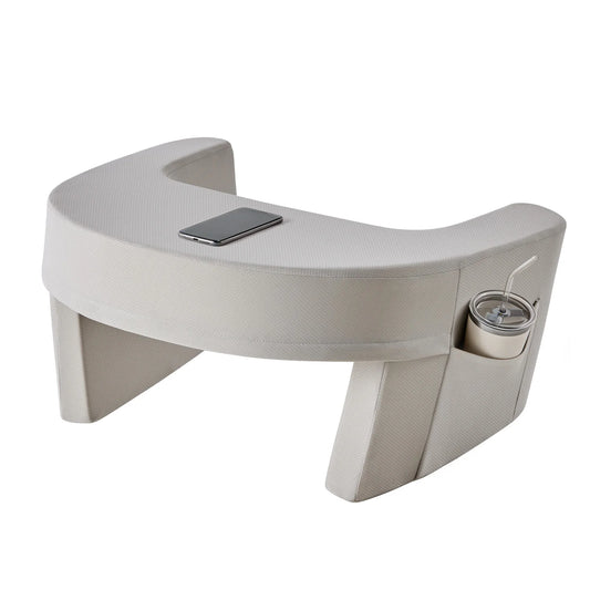 MCQ Ergonomic Reading Pillow With Cup Holder And Memory Foam