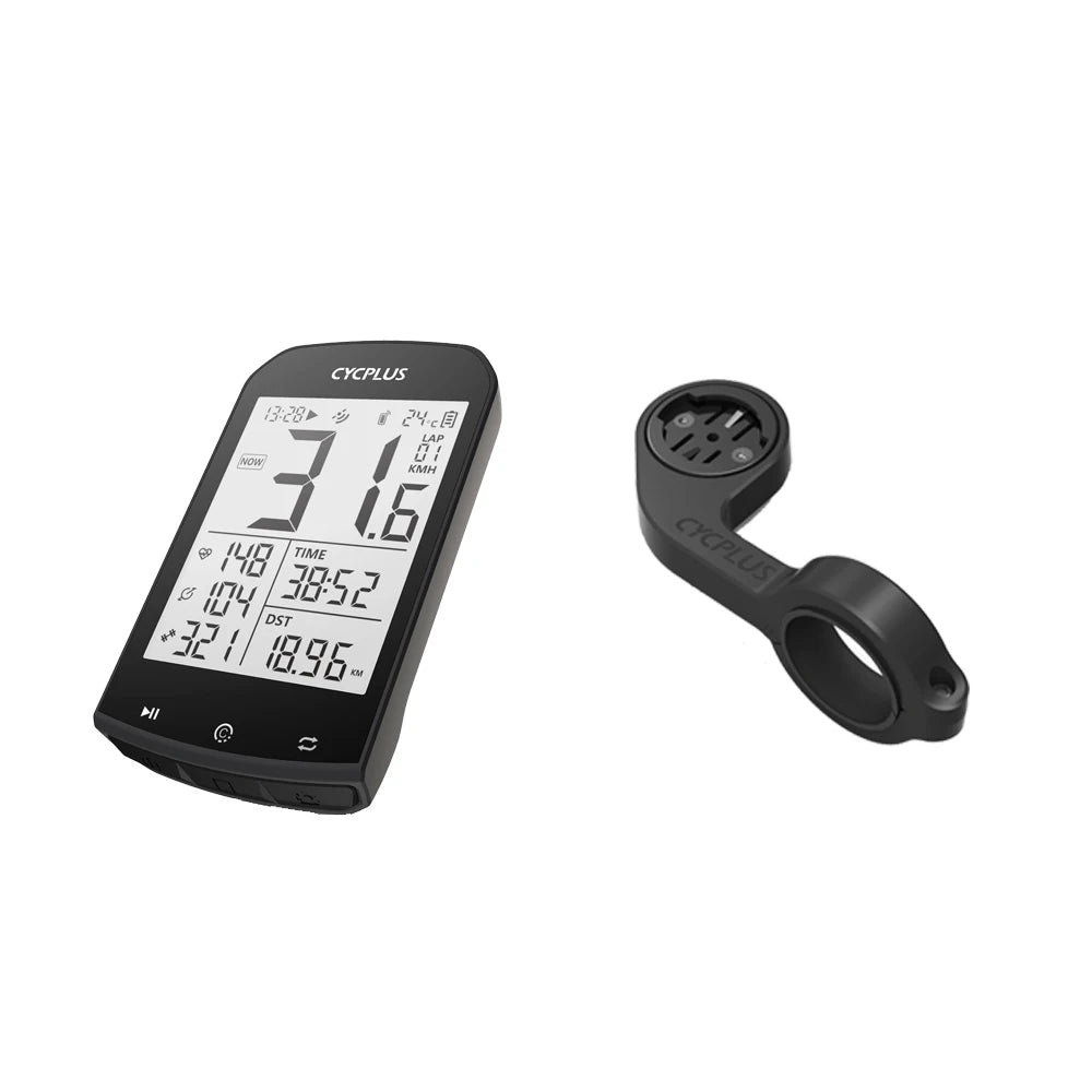 CYCPLUS M1+Z1 Cycling GPS Wireless Bike Computer With BLE 5.0/ANT+ with 2.9" LCD Screen Auto Backlight IPX6 Waterproof