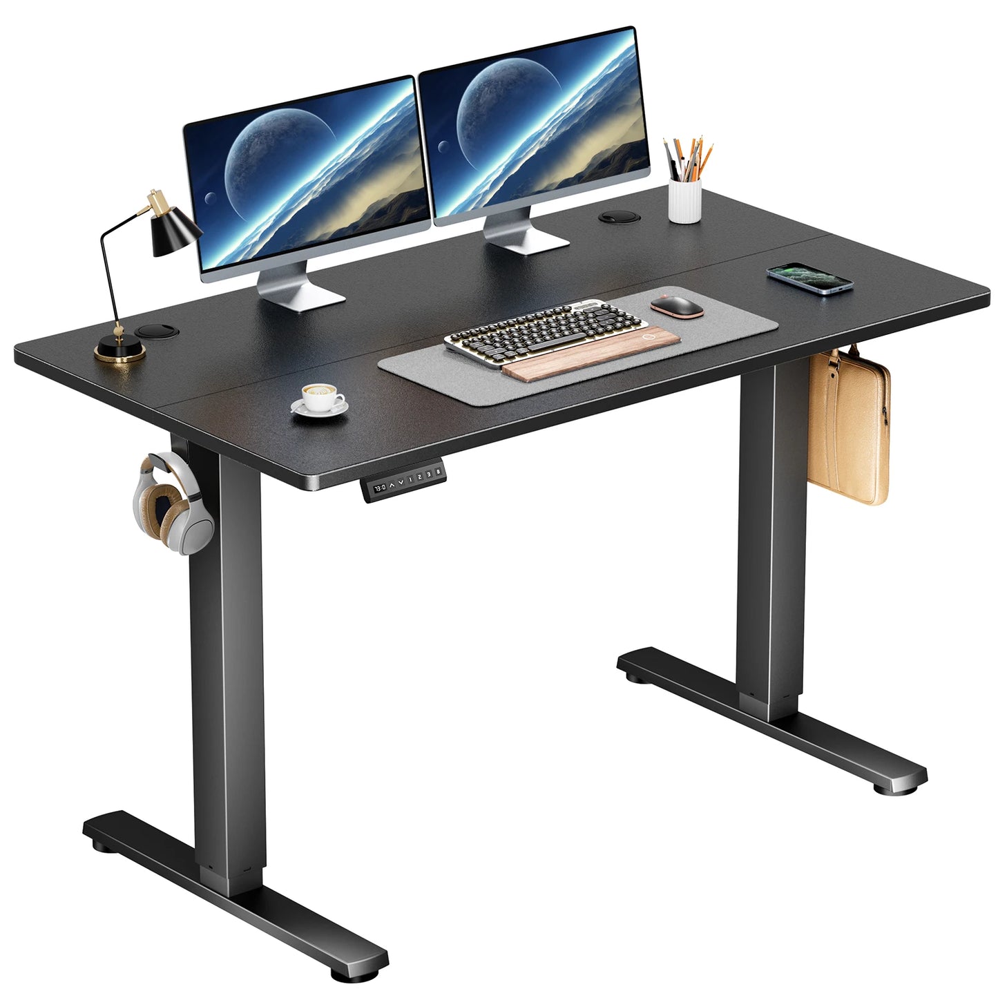 JHK Electric Height Adjustable Standing Desk Sit Stand Workstation