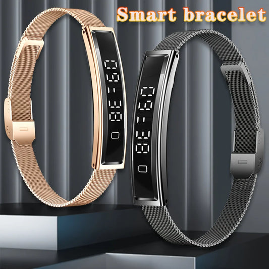 Smart Fitness Bracelet With Heart Rate Monitor And Activity Tracking