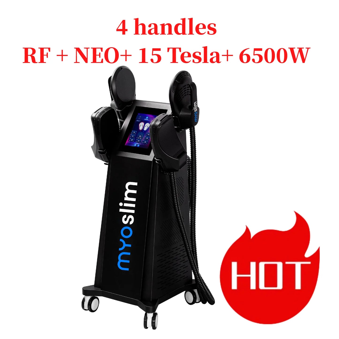 RF Electromagnetic Muscle Stimulator Pro Ultra 6500W for Body Sculpt