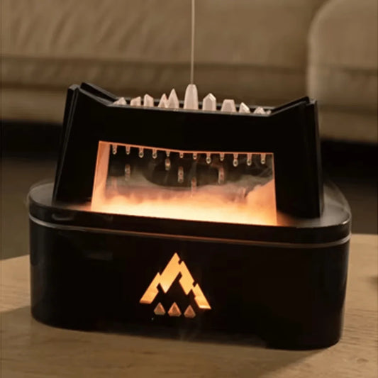 Water droplet rain sound aromatherapy diffusion humidifier, 300ML flame  diffuser suitable for bedrooms, yoga studios provide so