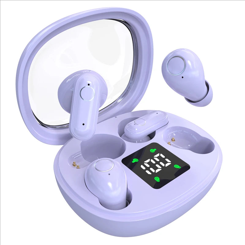 Mini Sleep Earbuds Sports Wireless Bluetooth Earphones HiFi Bass Stereo Dual Sound Quality Bluetooth Headphones Noise Reduction