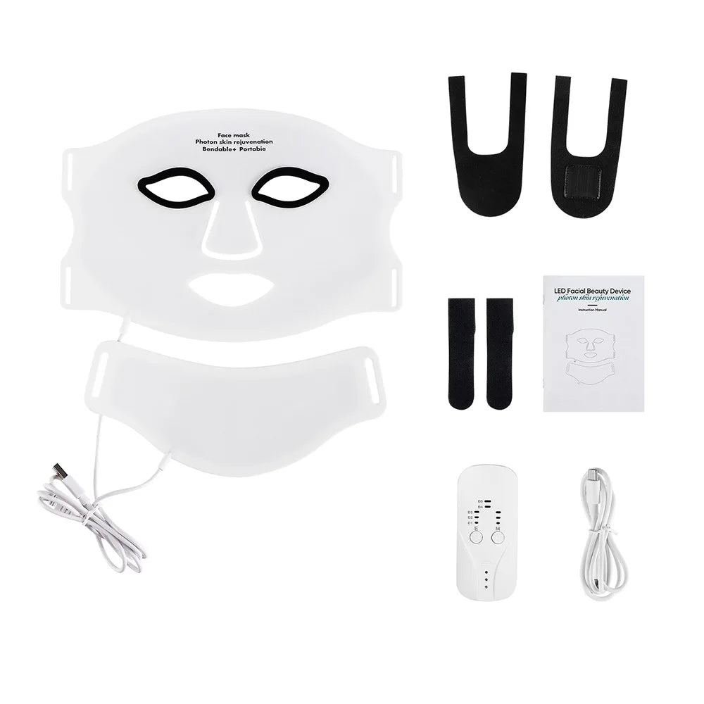 Iebilif Wireless Led Face Mask For Skin Rejuvenation Therapy