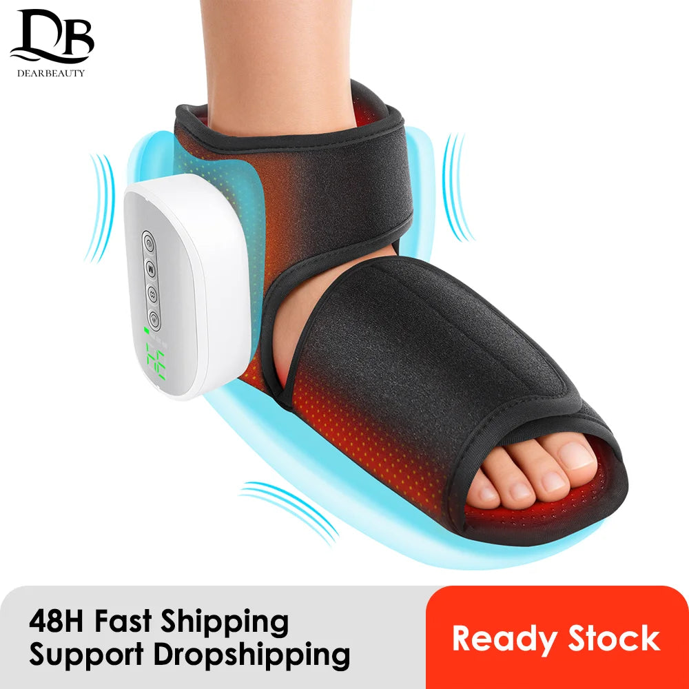 Hailicare Heated Foot And Ankle Massager With Air Compression