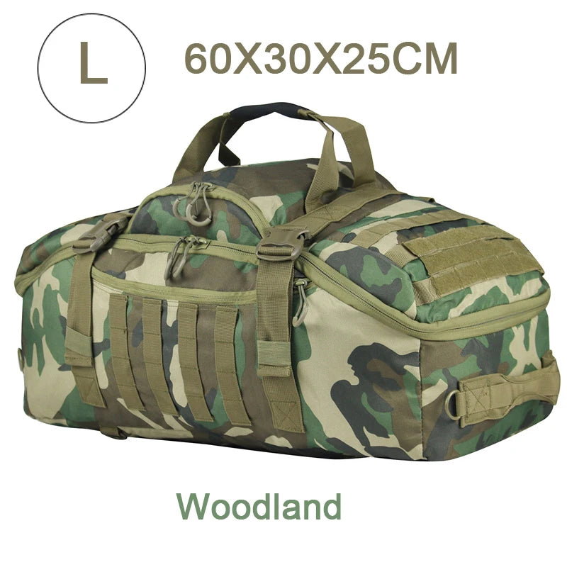 LQARMY 30L 45L 80L Outdoor Mountaineering Bag Molle Tactical Backpack Large Duffel Bag Hiking Camping Travel Bags