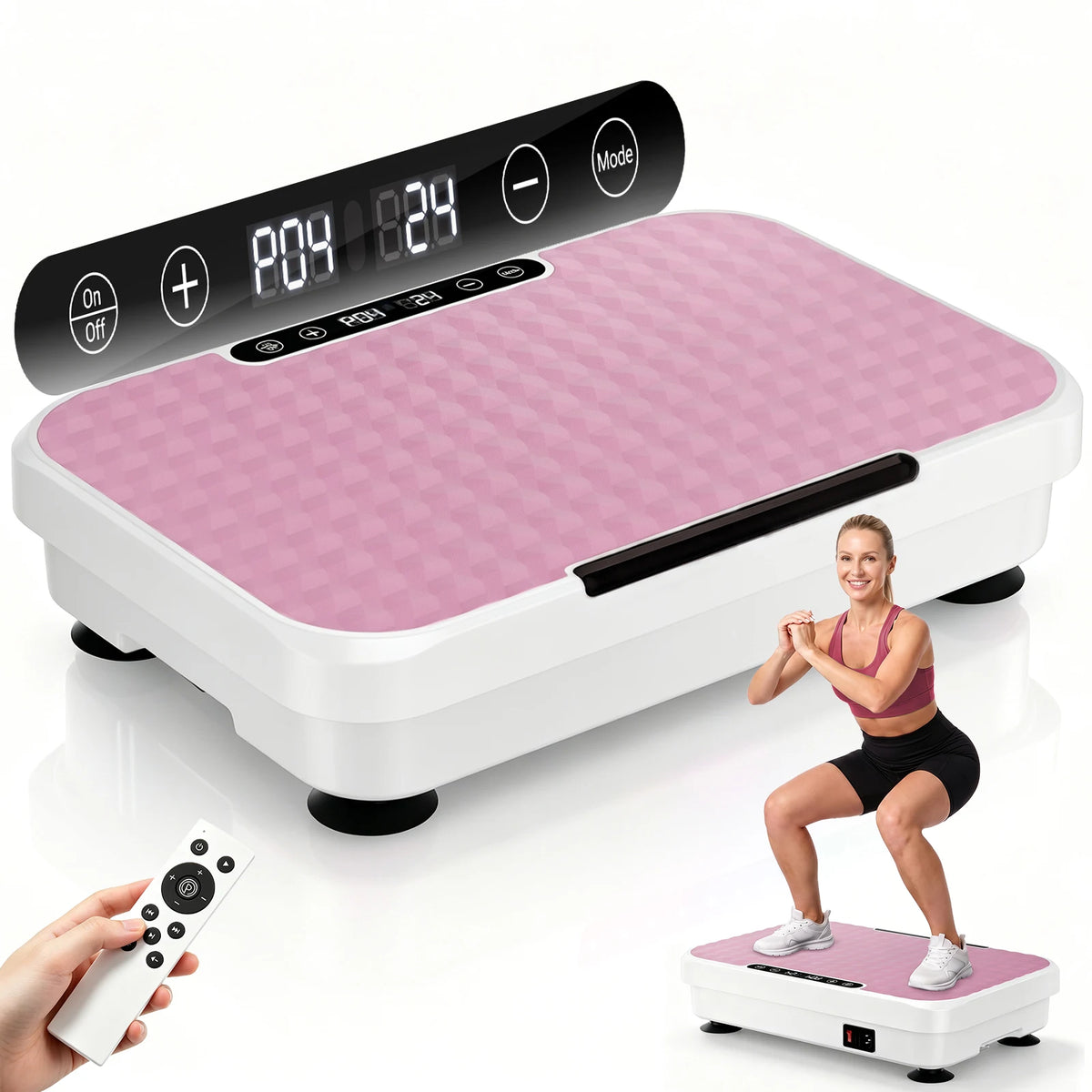 Vibration Plate Trainer With Bluetooth Music And LED Ambient Lights